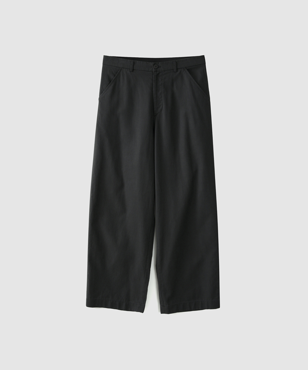 Tencel Cotton Wide Trousers – Washed