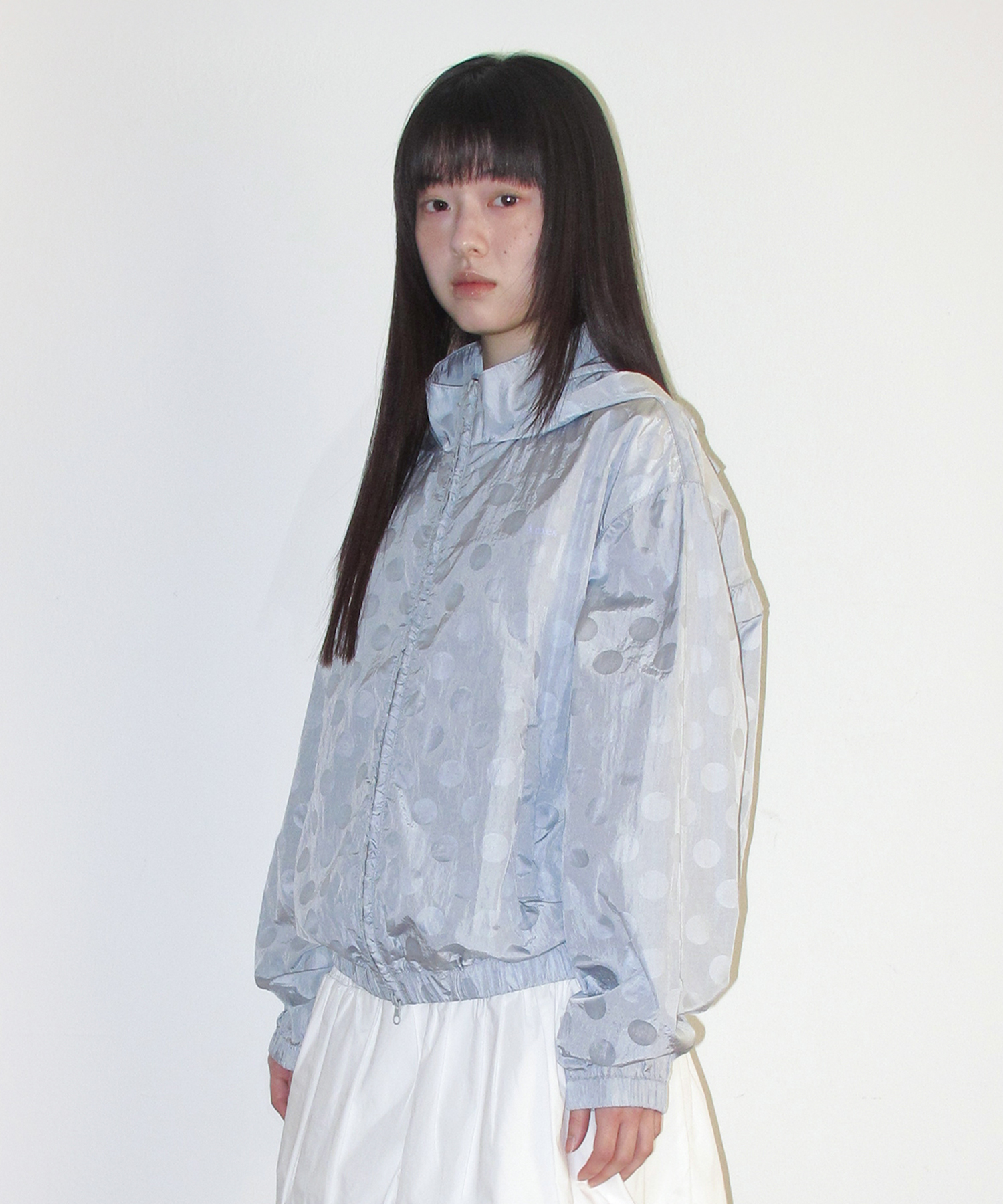 GLOSSY DOT WINDBREAKER