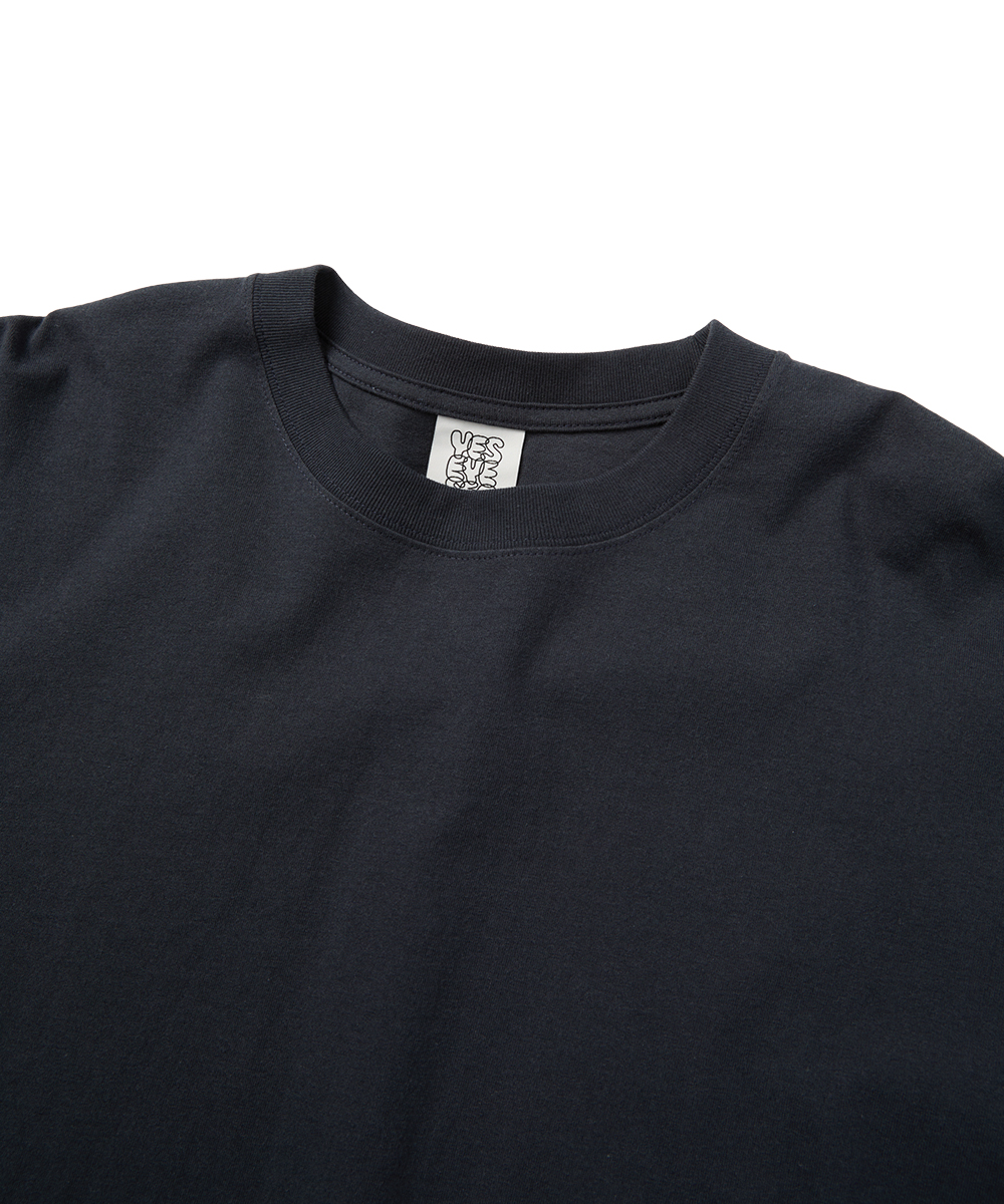 Y.E.S Jacquard Stripe Layerd L/S Charcoal
