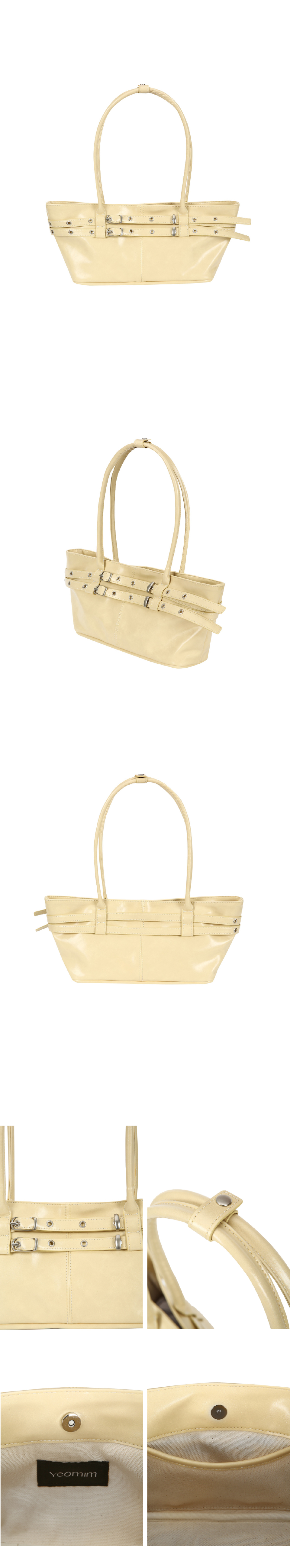 MINI BELTED BOAT BAG - 5 COLORS LEMON