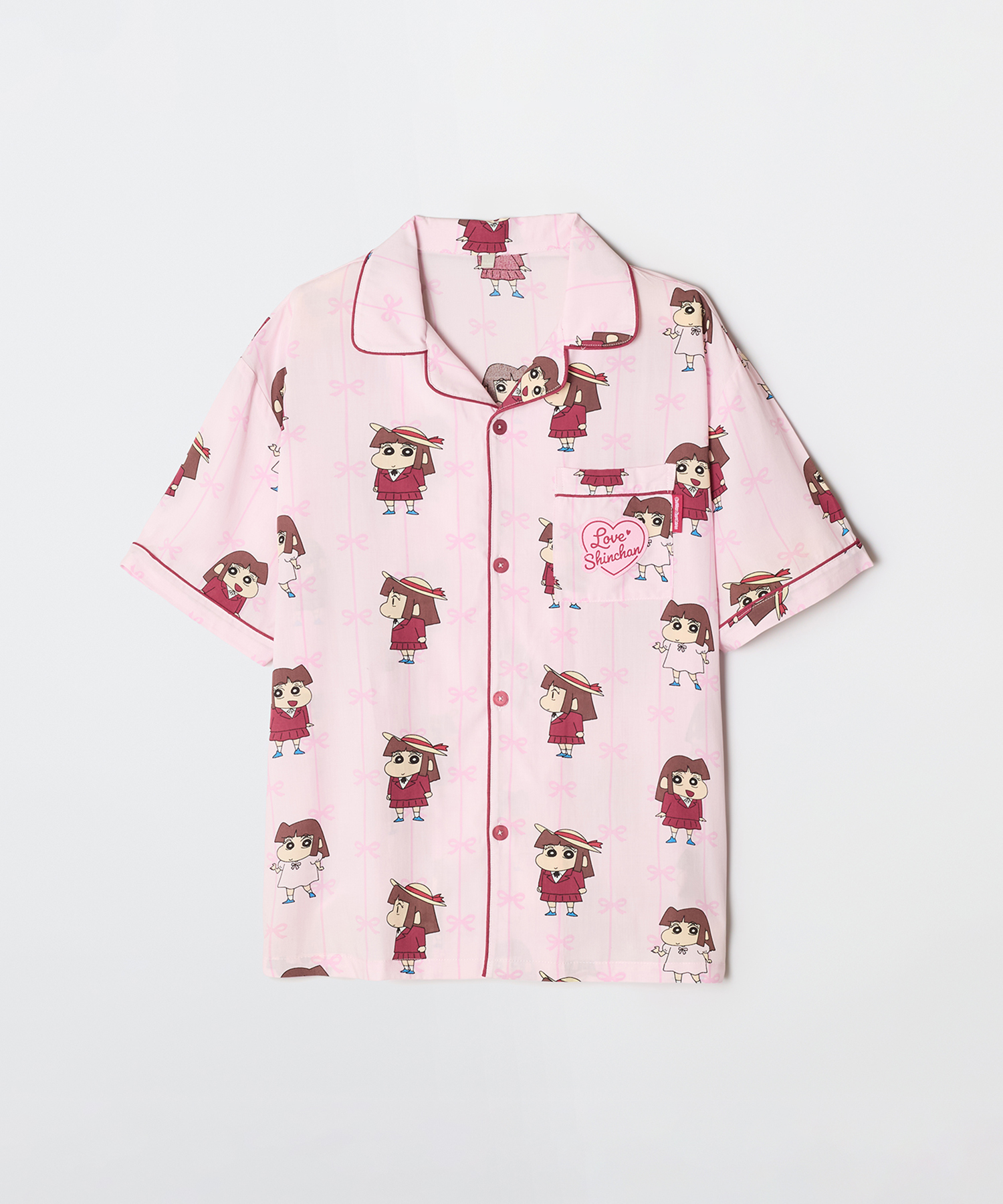 Пижама с коротким рукавом Спящий Чангу (PINK)_SPPPG25U02