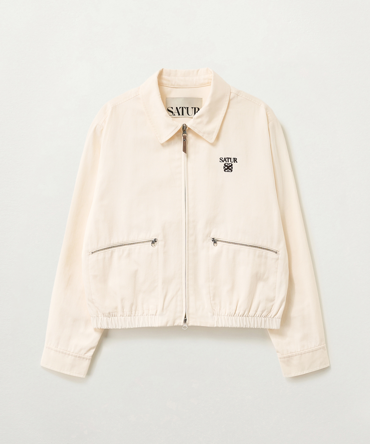 (W) Maron Collar Blouson Jacket Cream