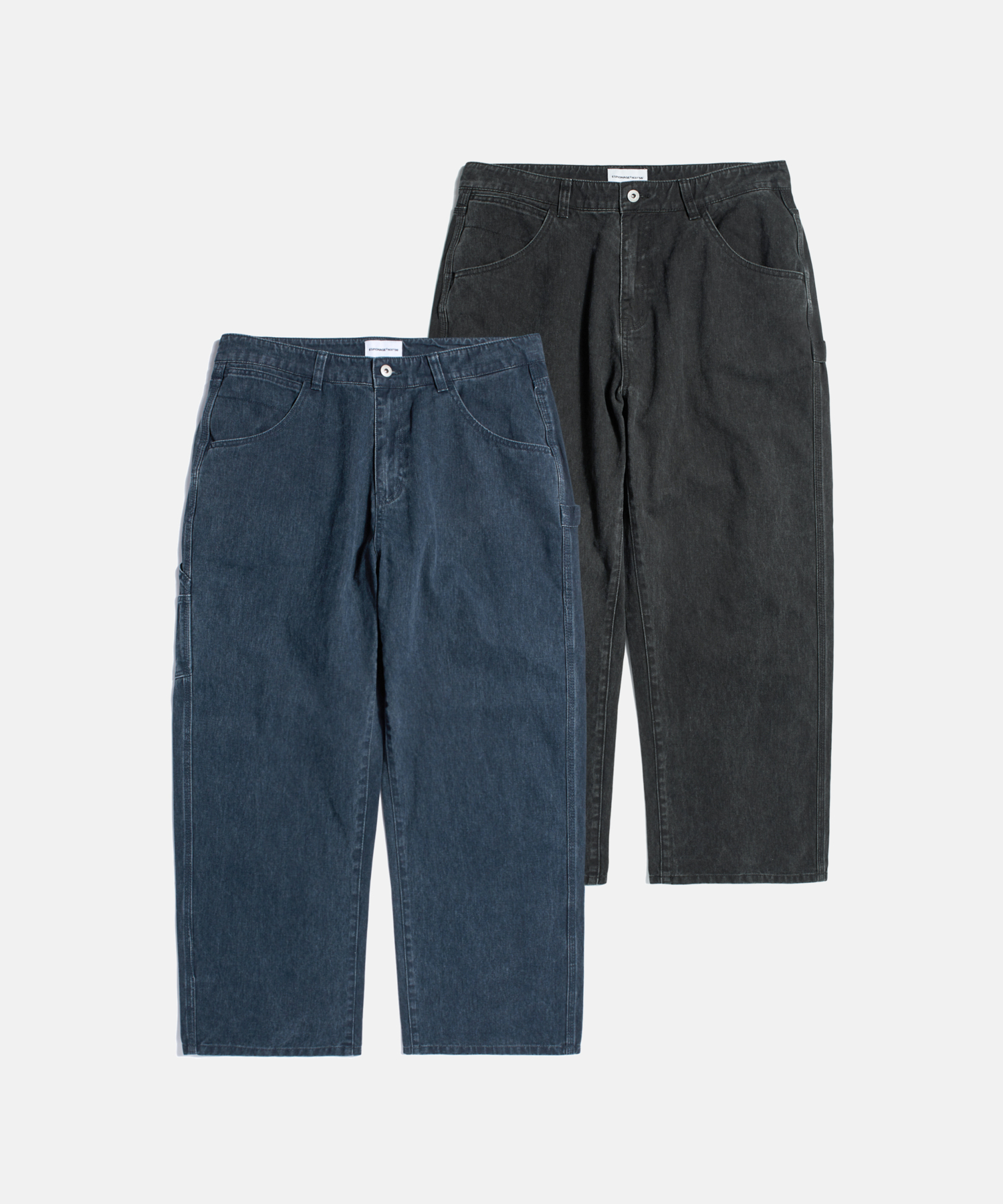 Vintage Cotton Painter Pants Washed Navy