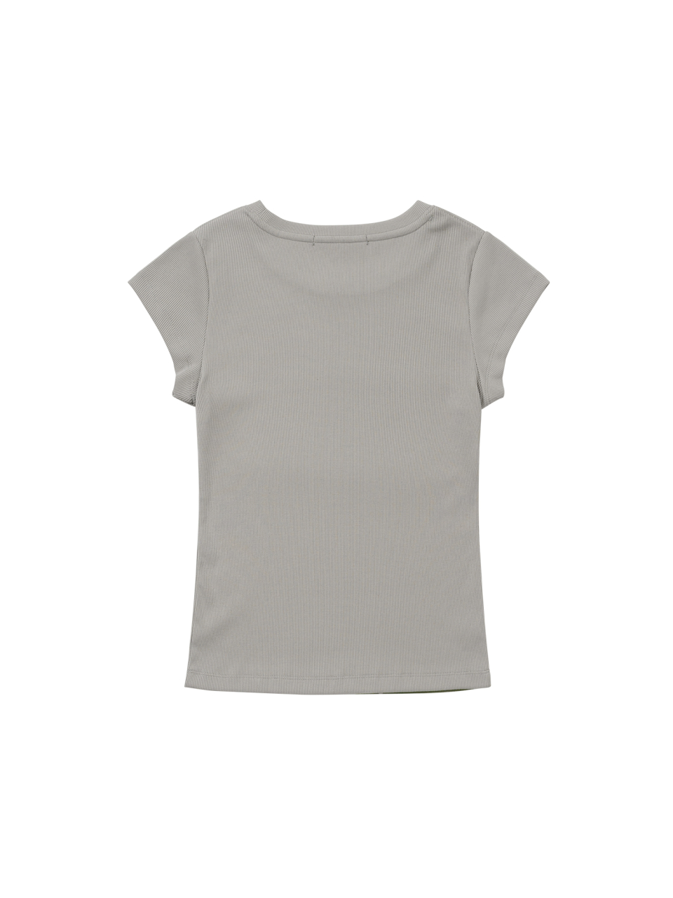 FLOWER HALF SLEEVE TEE - 3 COLORS GREY