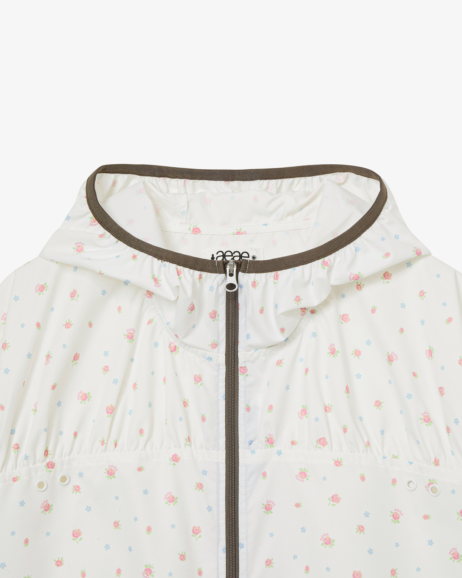 FLOWER WINDBREAKER JACKET [WHITE]