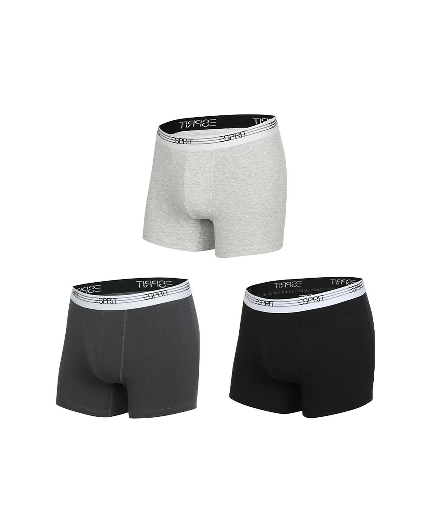 [3PACK] Трусы-боксеры Grey Edition