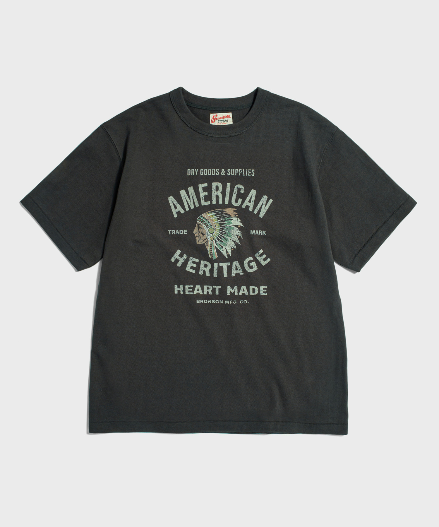 Native Chief Loopwheeled Graphic Tee Vintage Black