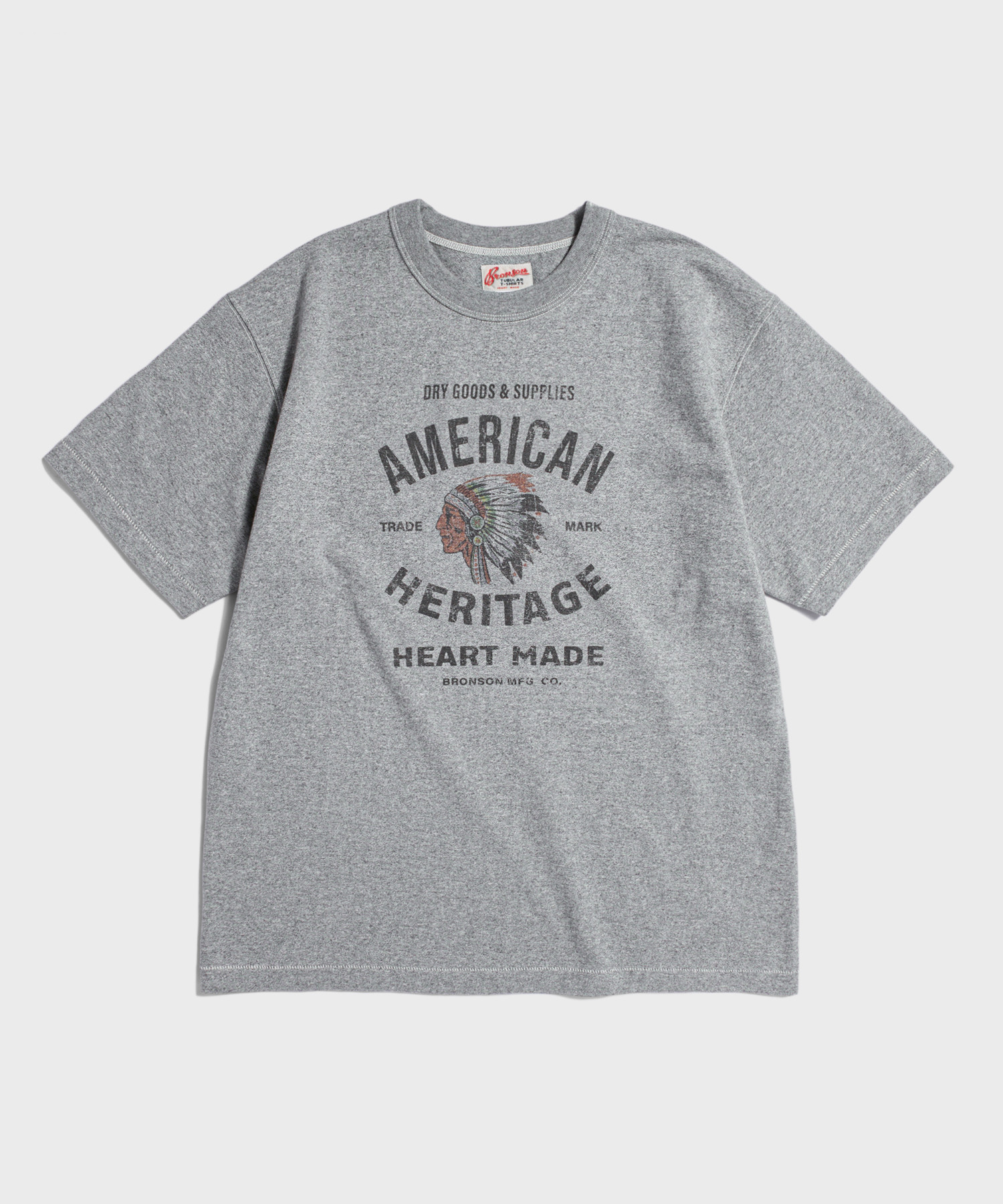 Native Chief Loopwheeled Graphic Tee Melange