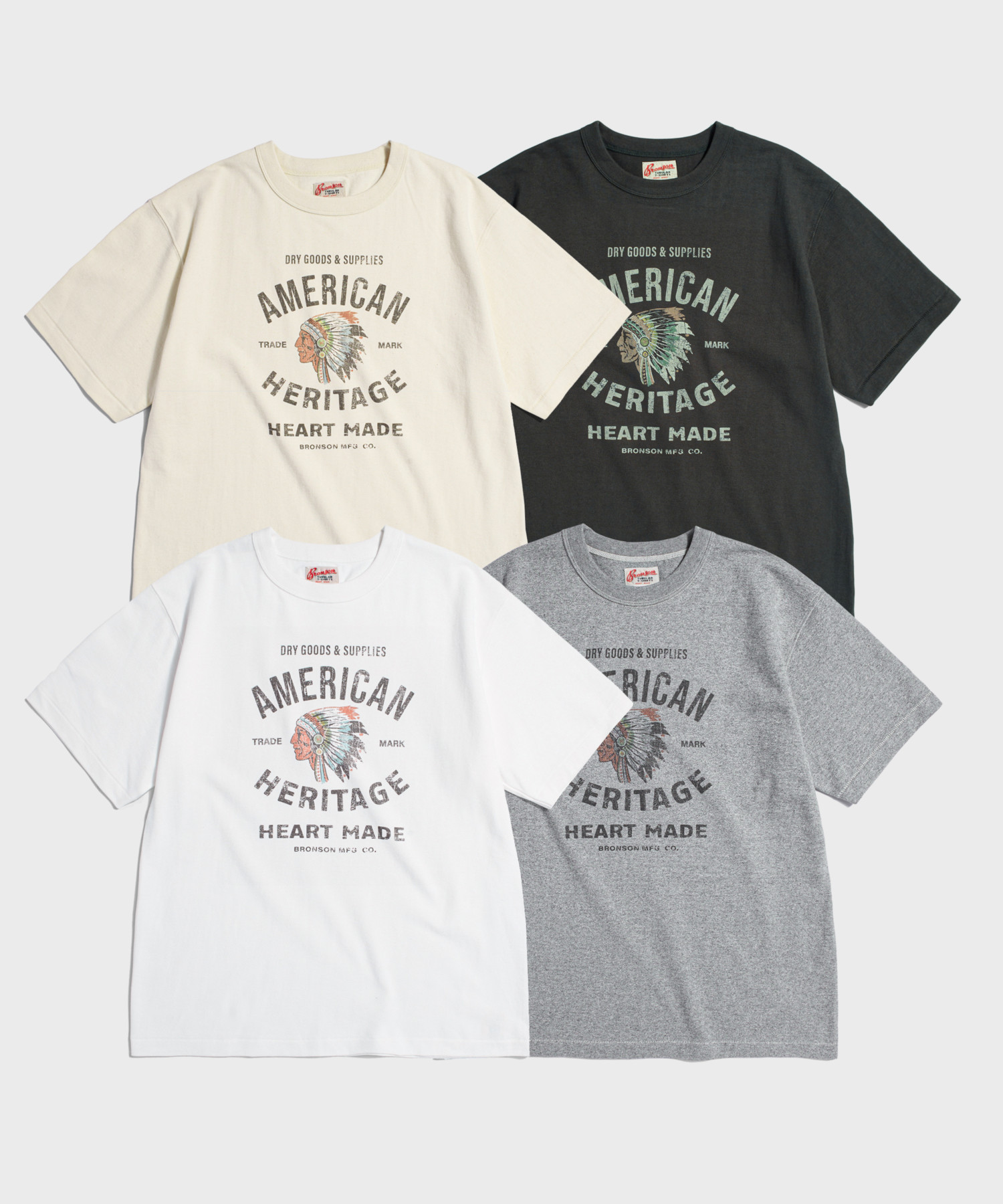 Native Chief Loopwheeled Graphic Tee Apricot
