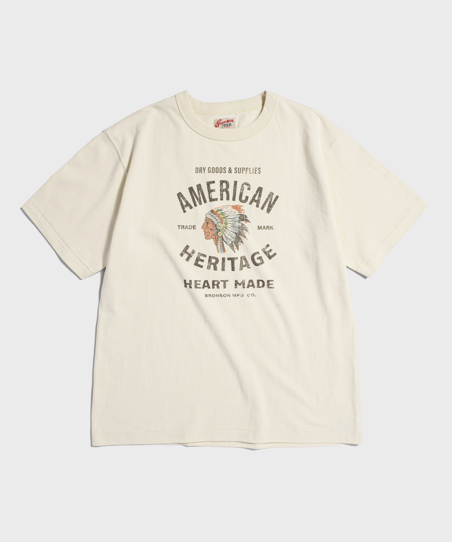 Native Chief Loopwheeled Graphic Tee Apricot