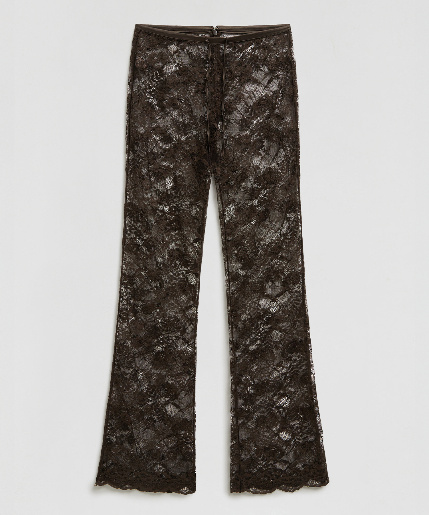 Lingerie Layered Pants Brown