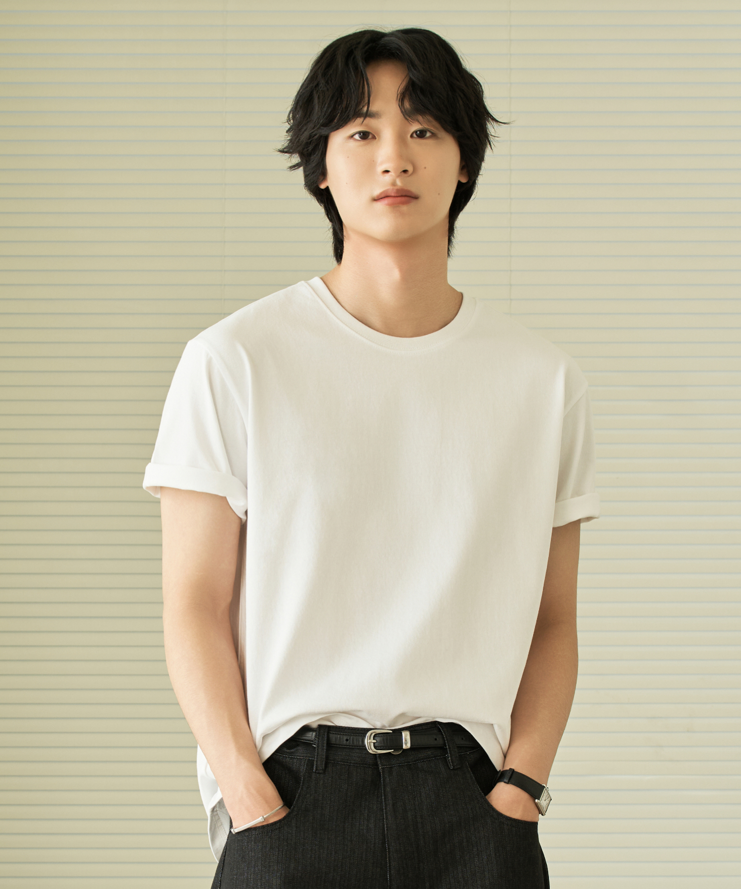 Футболка regular fit с круглым вырезом 26 SS (3 цвета)