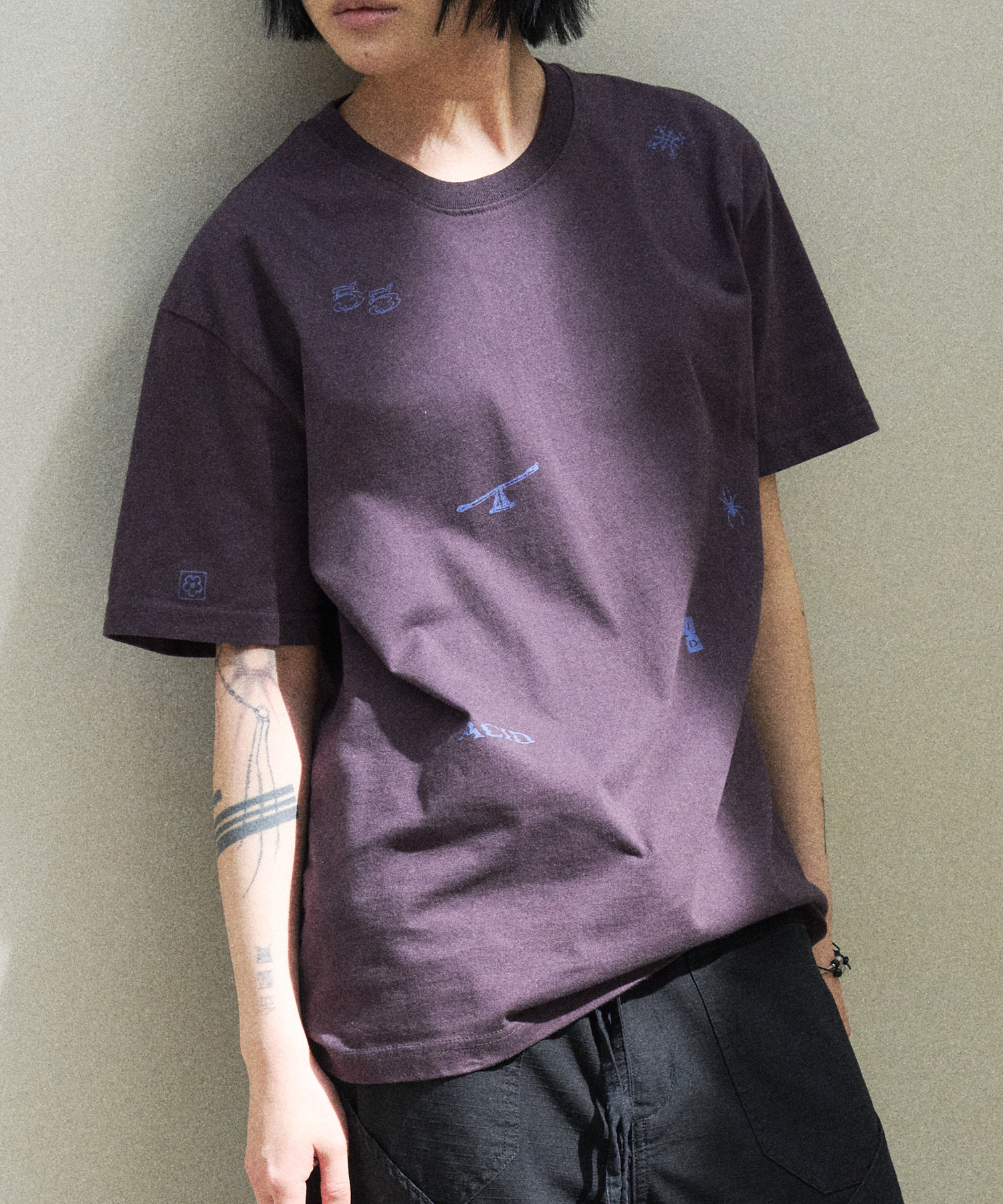 WASHED STAMP T-SHIRT