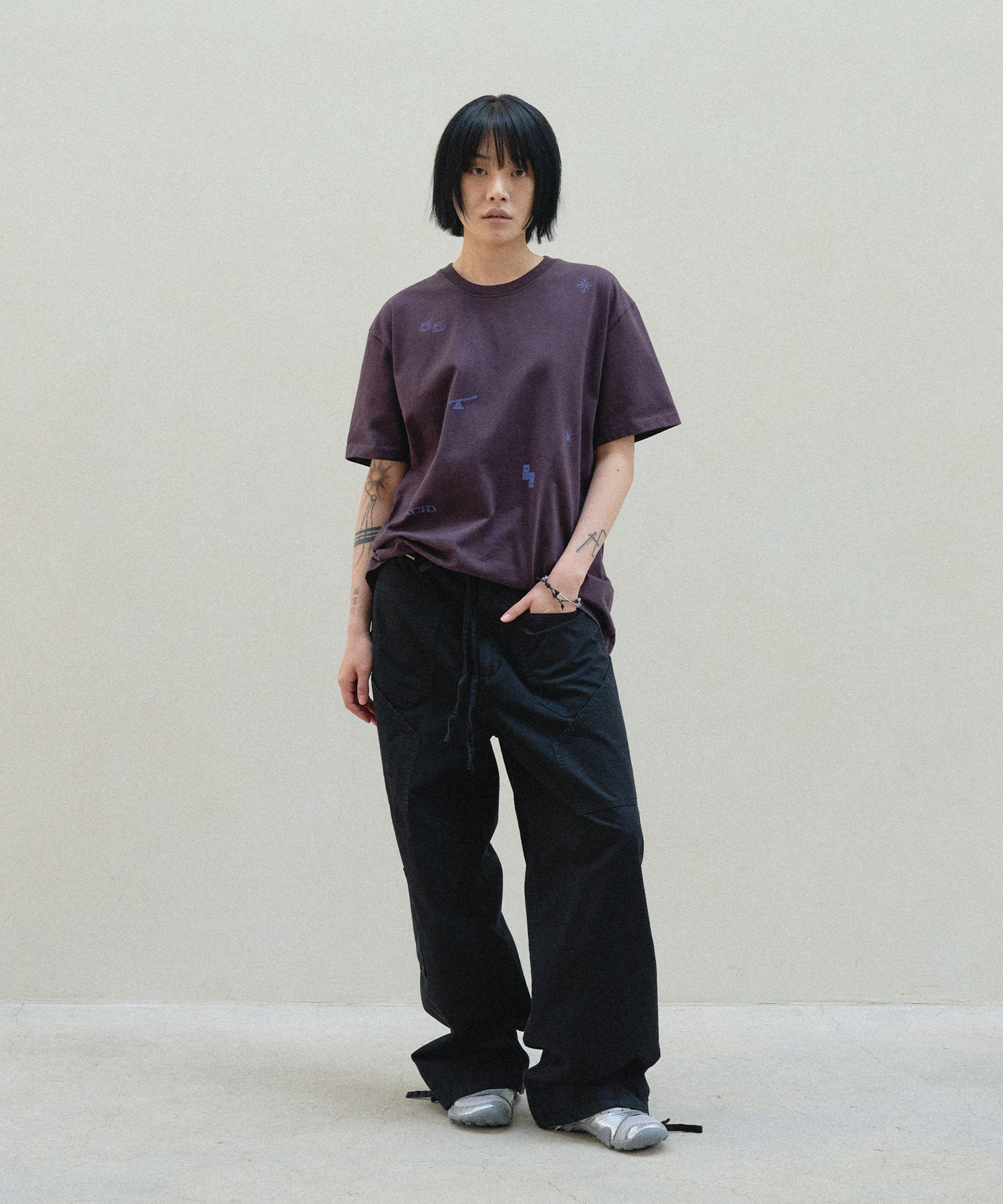 WASHED STAMP T-SHIRT