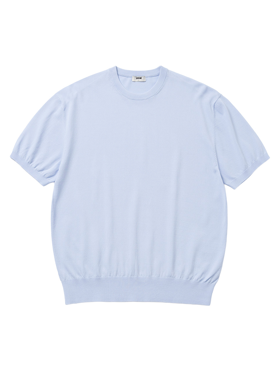 Базовый кроп-трикотаж с круглым вырезом (6 colors)