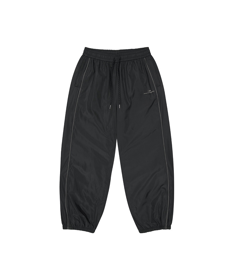 woven piping track брюки [black]