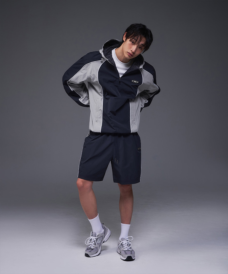 нейлон block anorak куртка [navy]