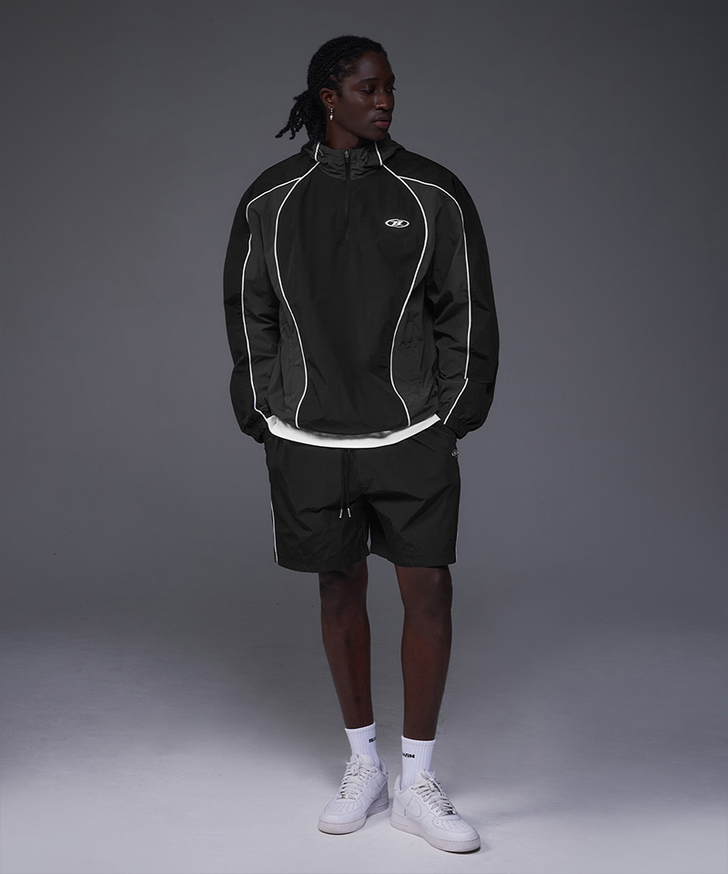 нейлон block anorak куртка [black]