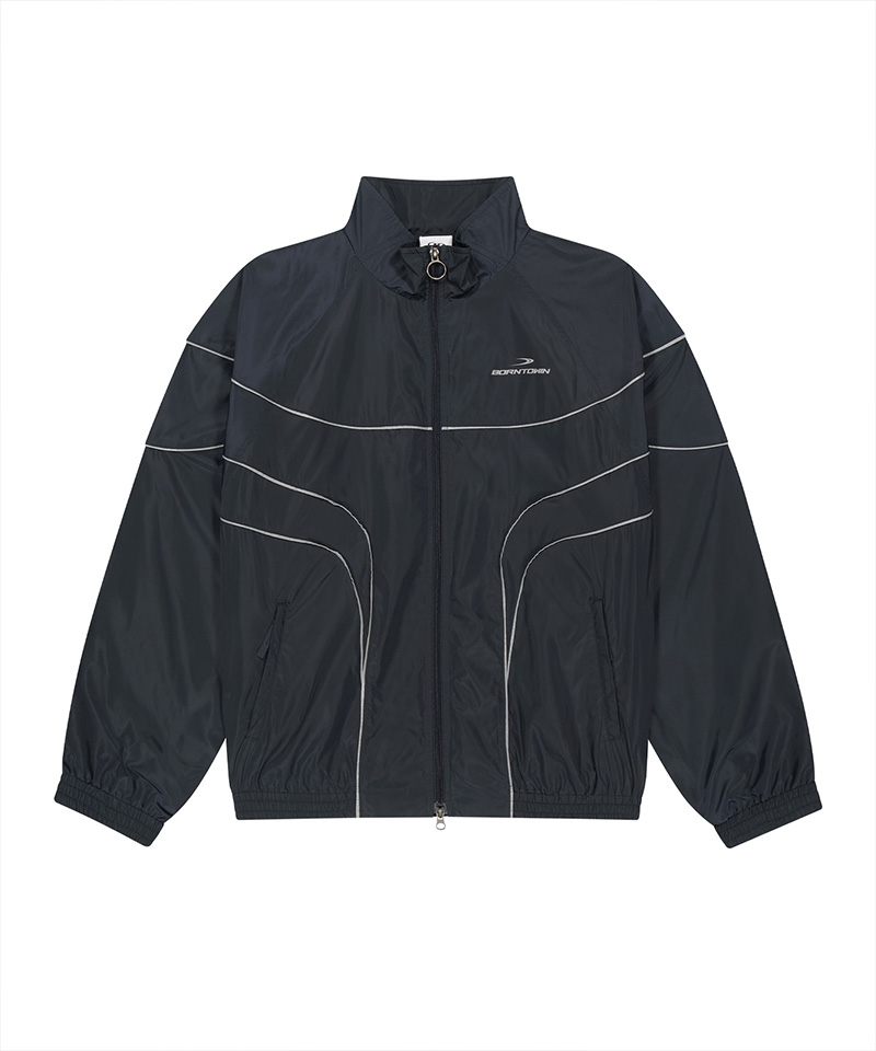 woven piping track куртка [navy]