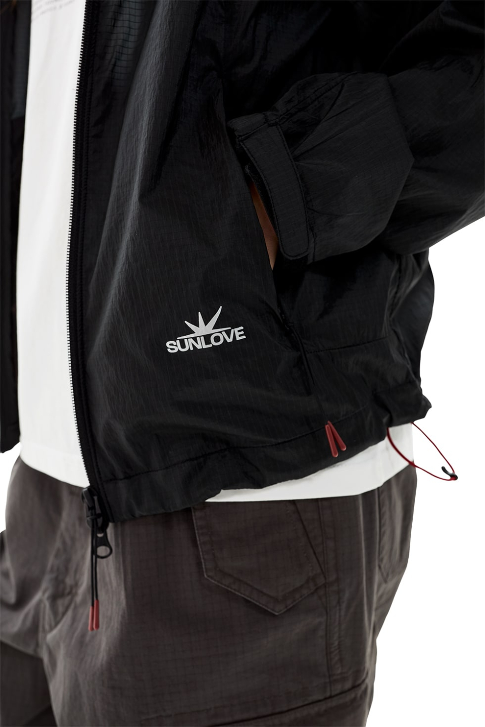 MUSINSA公式 | SUNLOVETOUR Frame Light Jacket Black