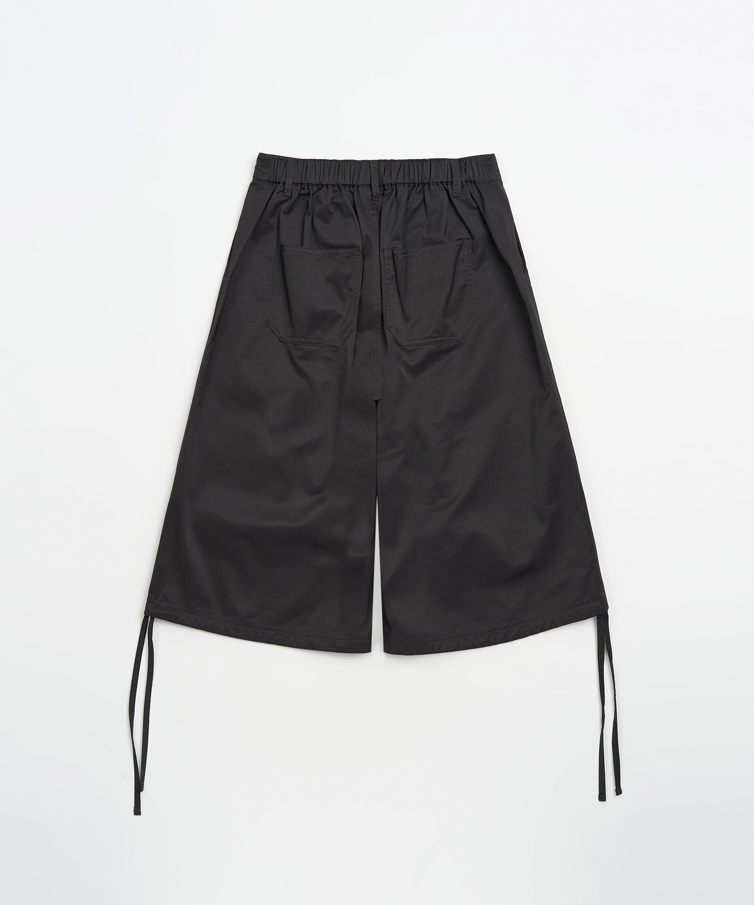 w button pocket bermuda брюки (black)