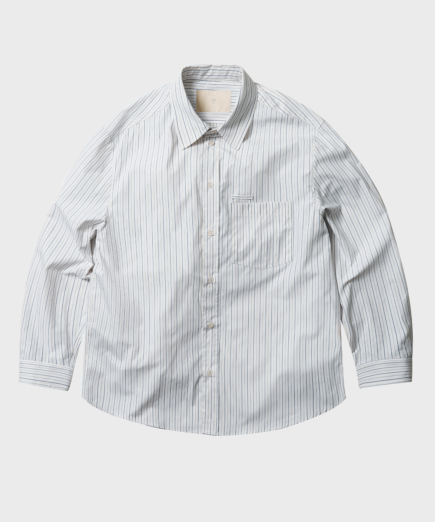 Кроп-рубашка All Day Light Stripe, 2COLOR