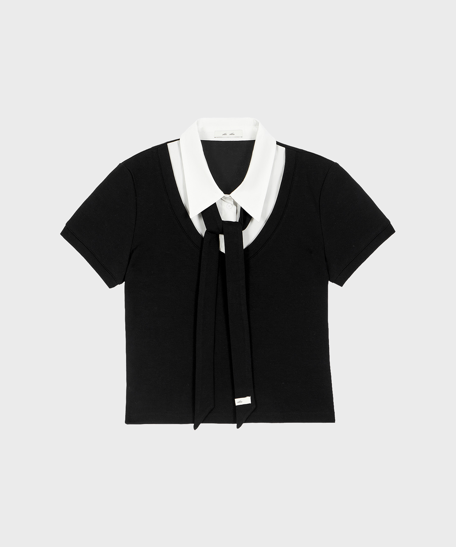 Tie Layered Top (Black)