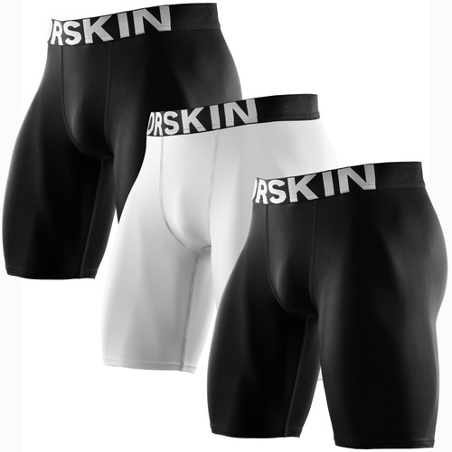 (3Pack) Унисекс спортивные шорты-тайтсы 3/10 Dr.Skin