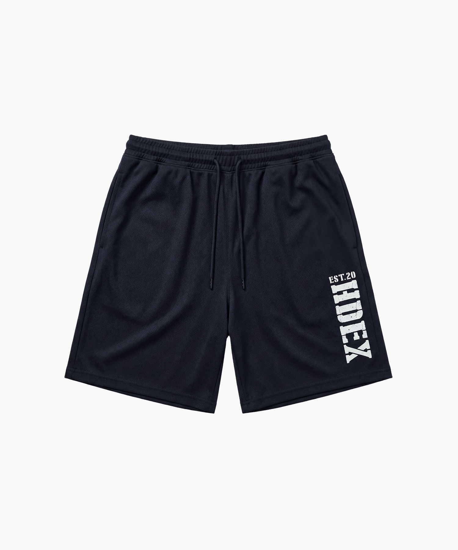 Classic Pintuck Mesh Shorts Navy