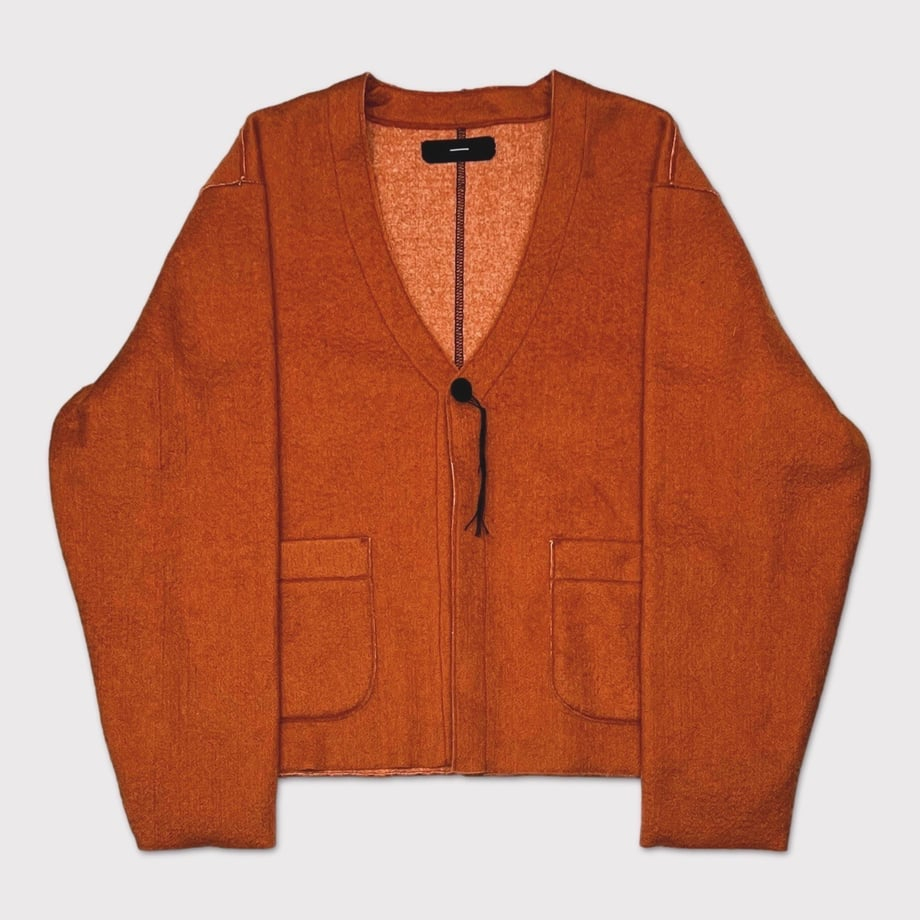 마이너스(MINUS) Cut Off 1B Cardigan(NEEDLE SHAGGY MOHAIR