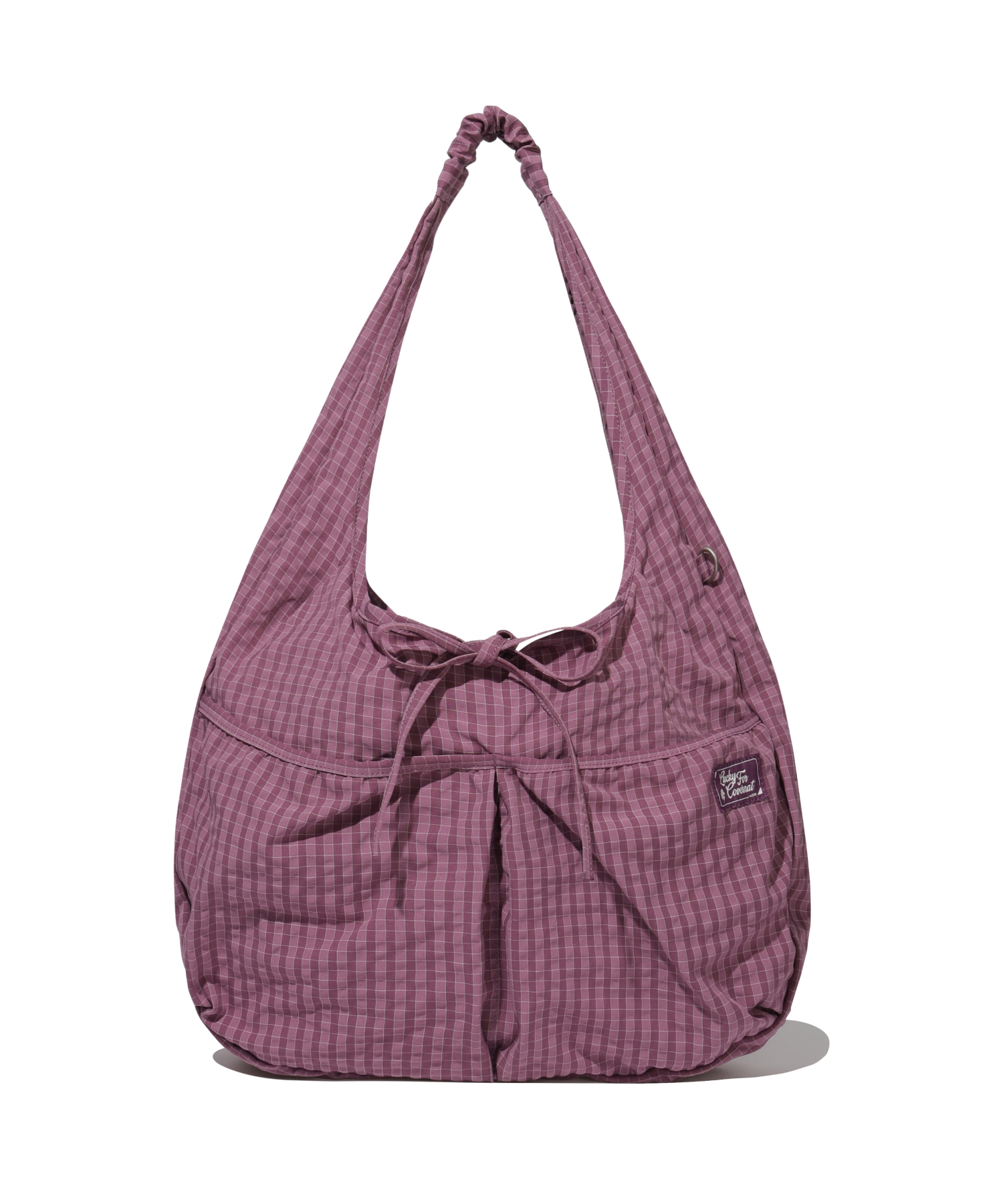 WOMEN SHIRRING EGG ECO BAG