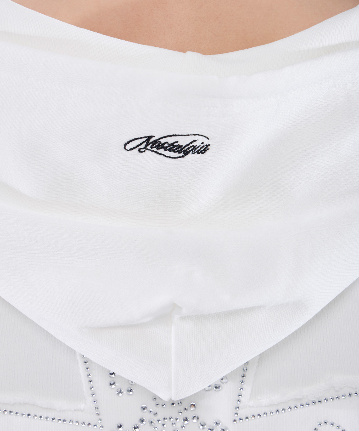 Nostalgia Hoodie Zip-Up (White)