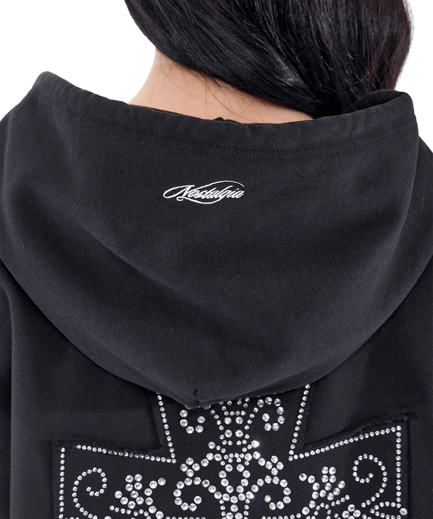 Nostalgia Hoodie Zip-Up (Black)