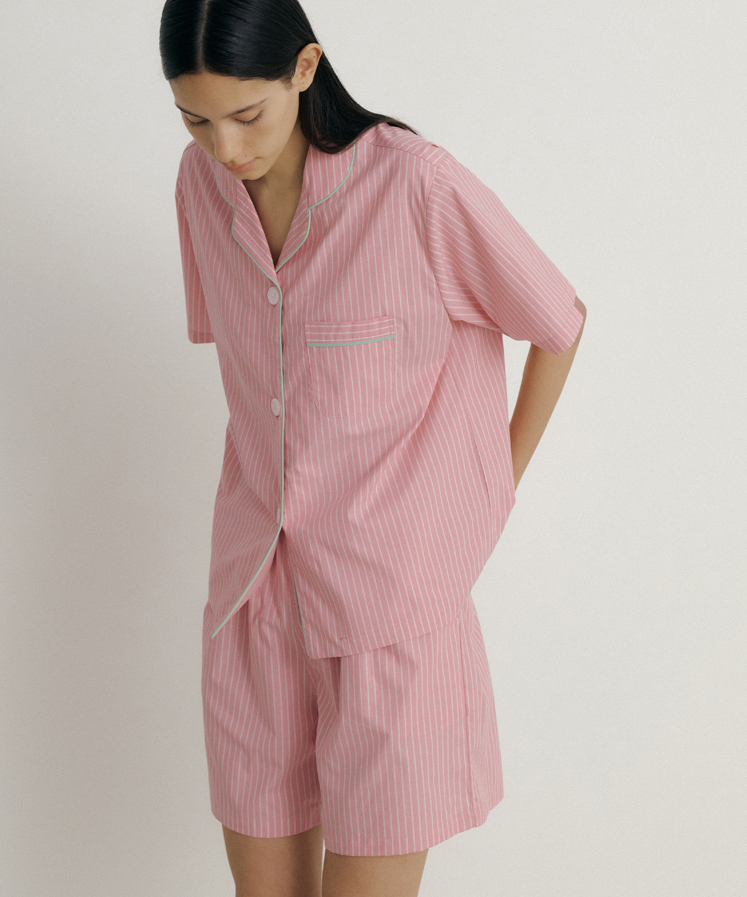 (w) Strawberry Short Pajama Set