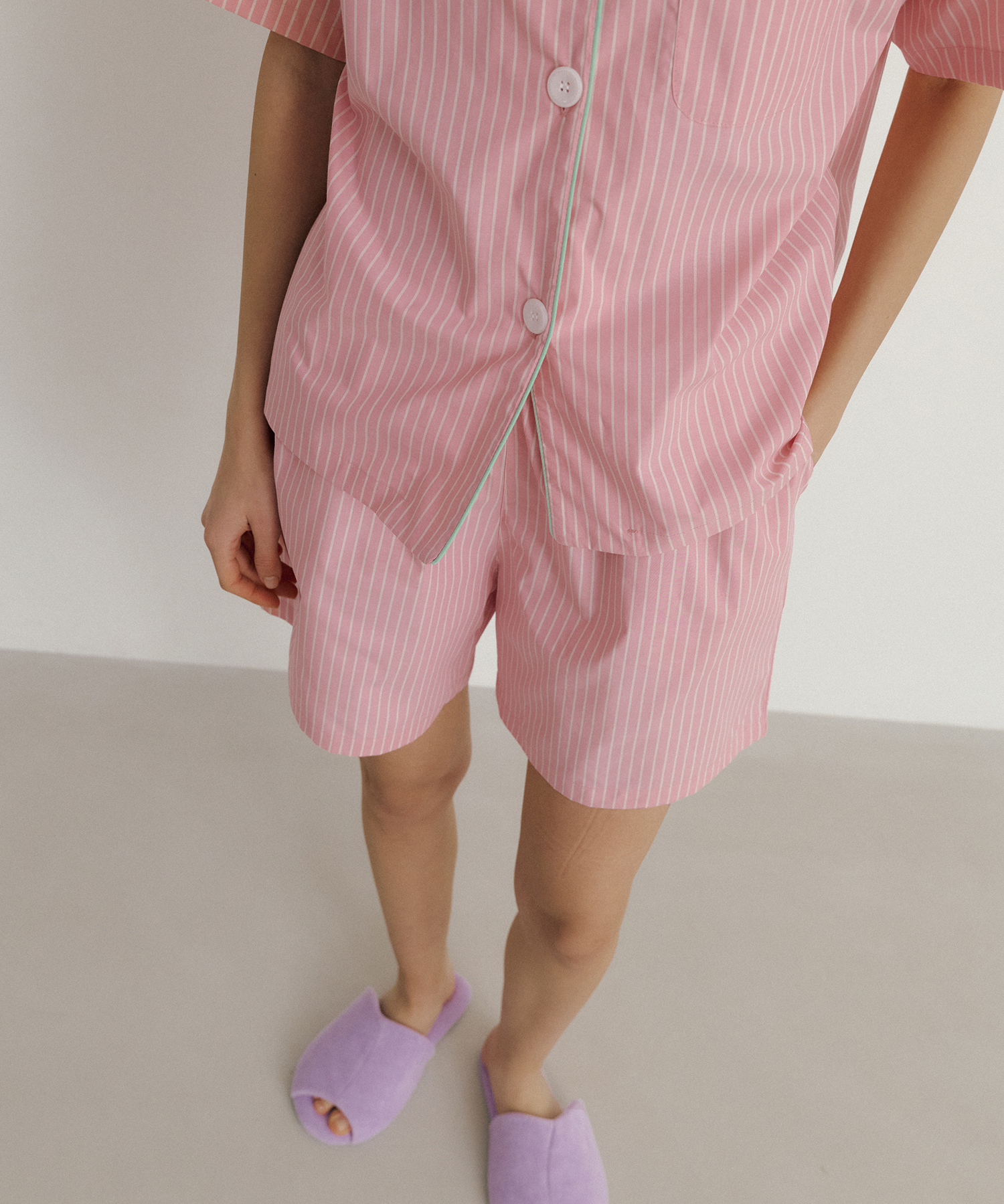 (w) Strawberry Short Pajama Set