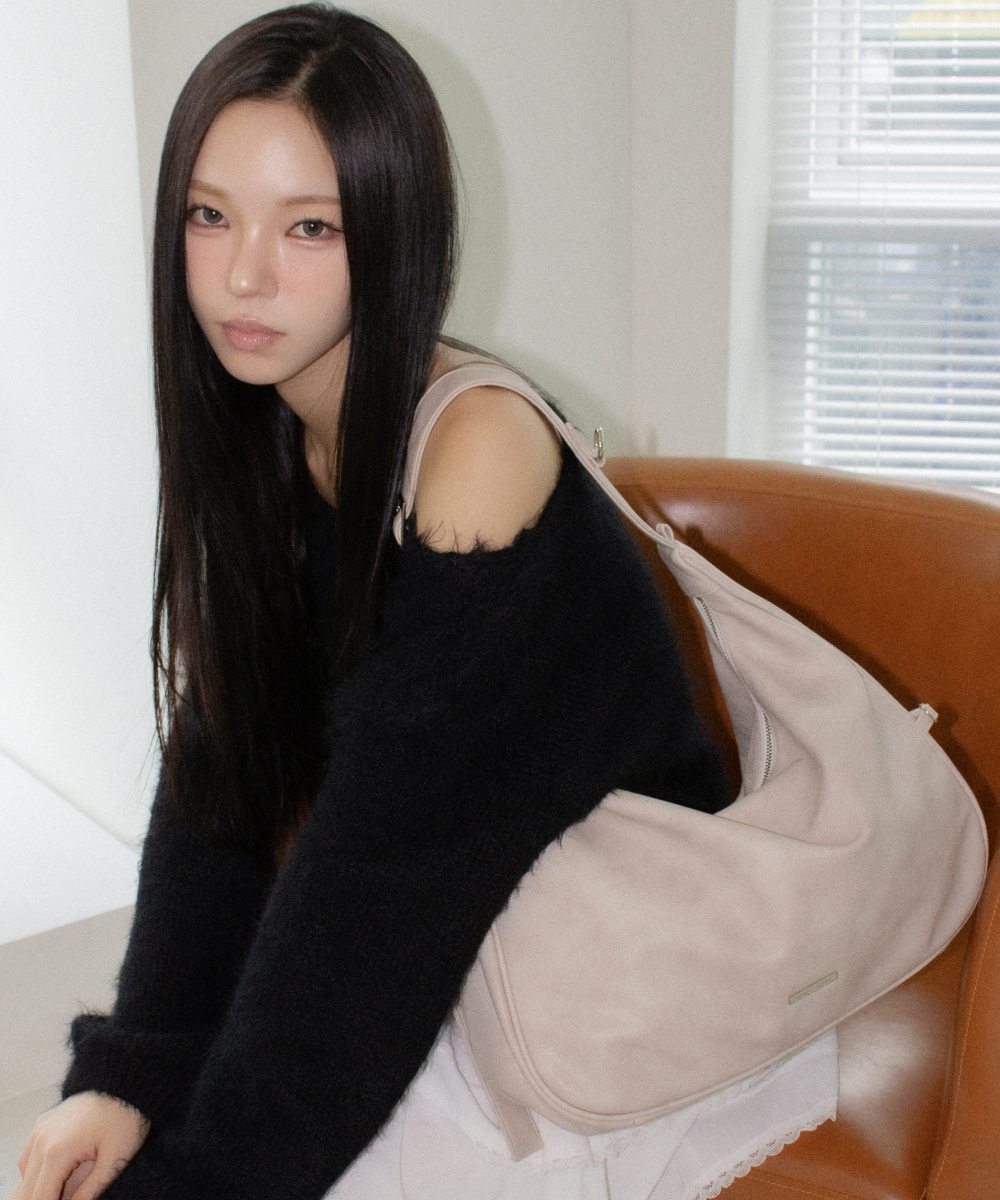 Weather Bag Leather Sand Beige