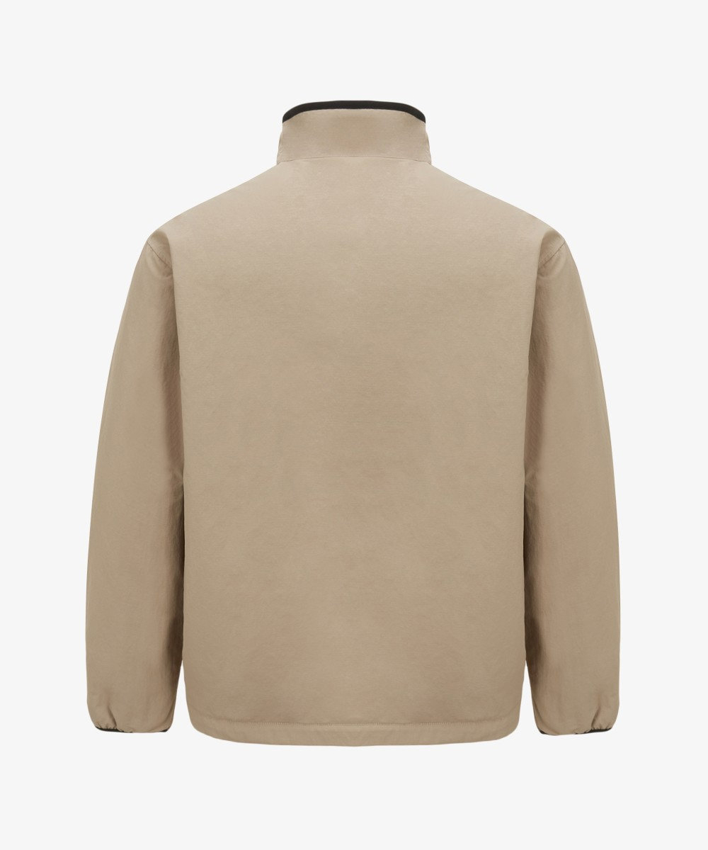 NJ4FS29A Мужской флис TNF Red Box Reversible LIGHT BEIGE