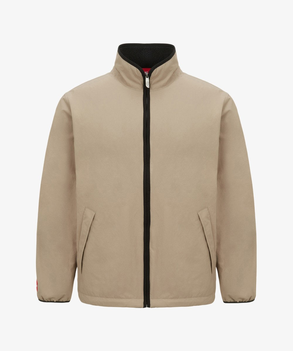 NJ4FS29A Мужской флис TNF Red Box Reversible LIGHT BEIGE