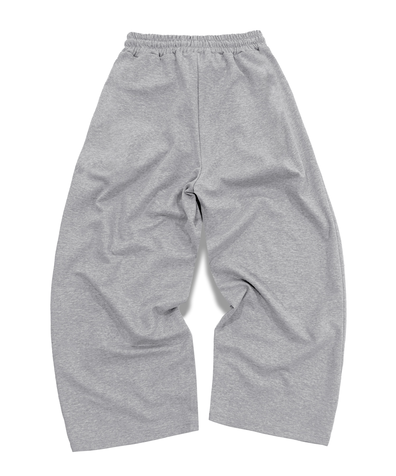 CURVED SIDE TUCK WIDE SWET PANTS