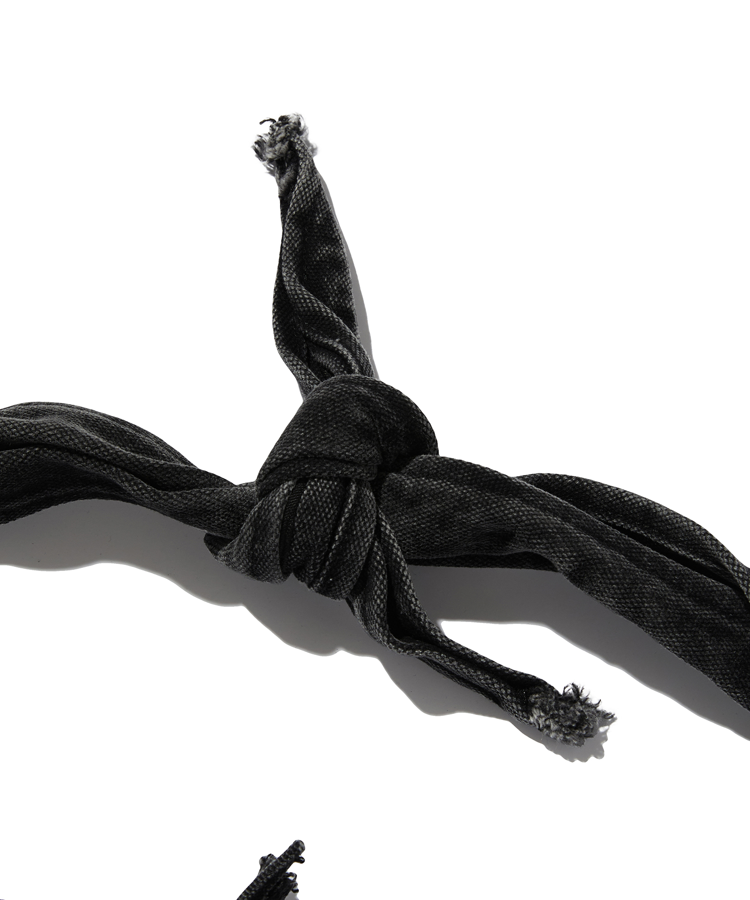 WASHED HOBO BAG [BLACK]