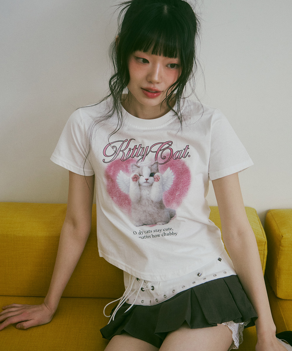 Kitty Cat женский’s Crop Tee