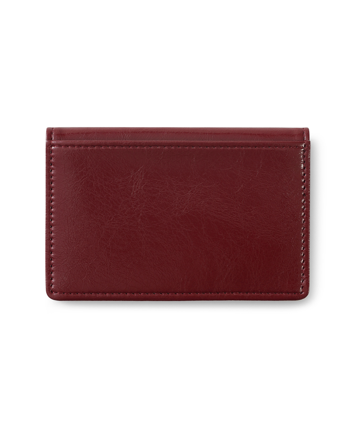 PR CARD CASE - BURGUNDY
