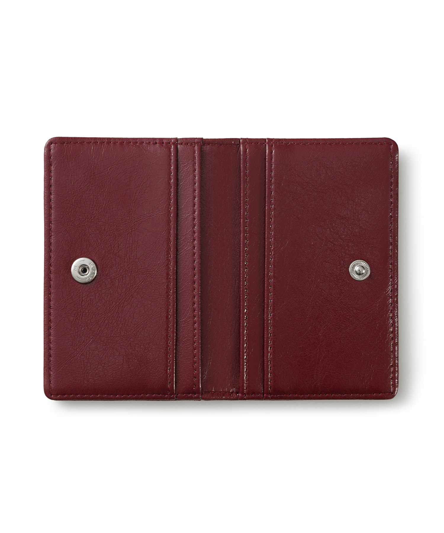 PR CARD CASE - BURGUNDY
