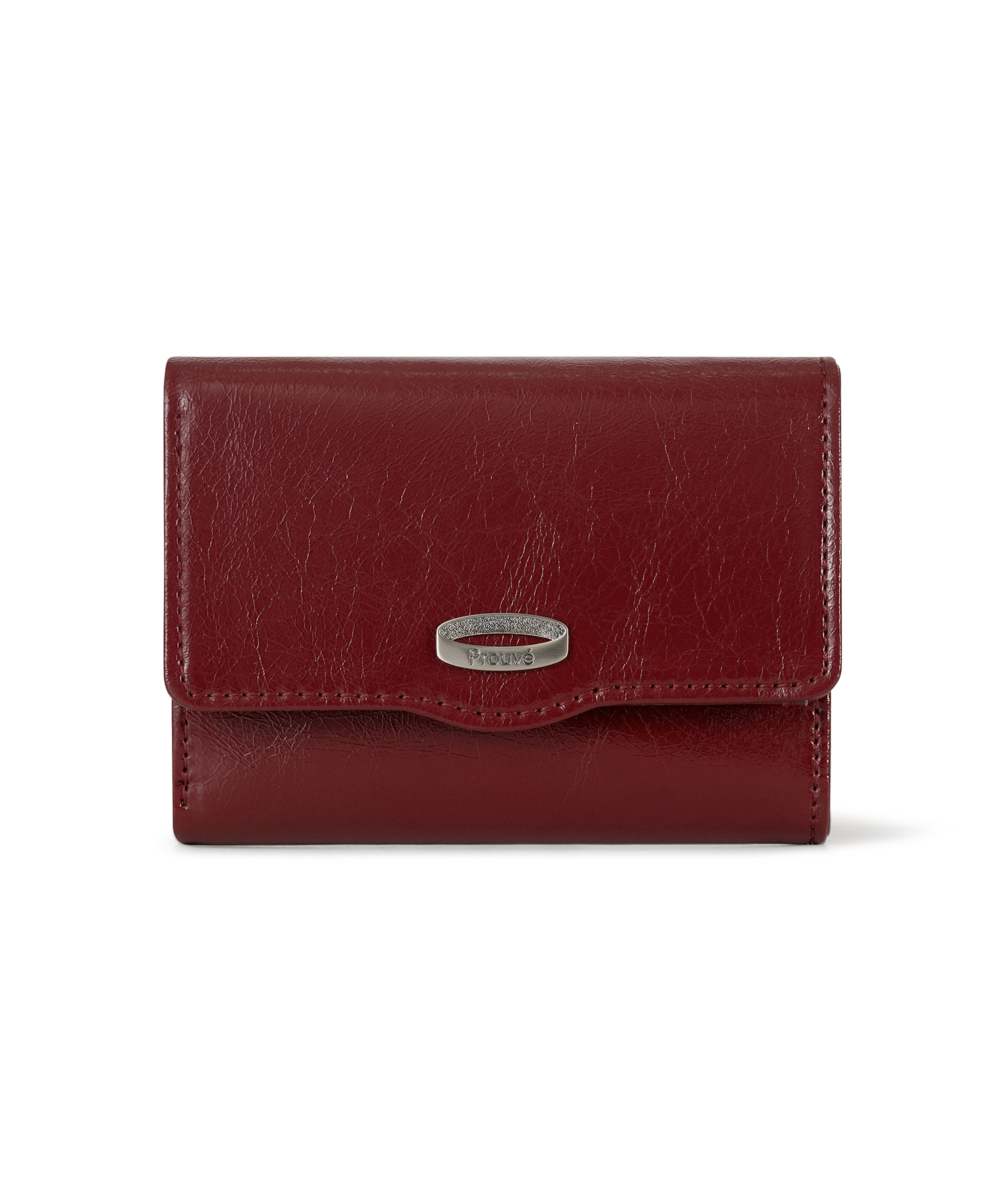 PR FLAP WALLET - BURGUNDY