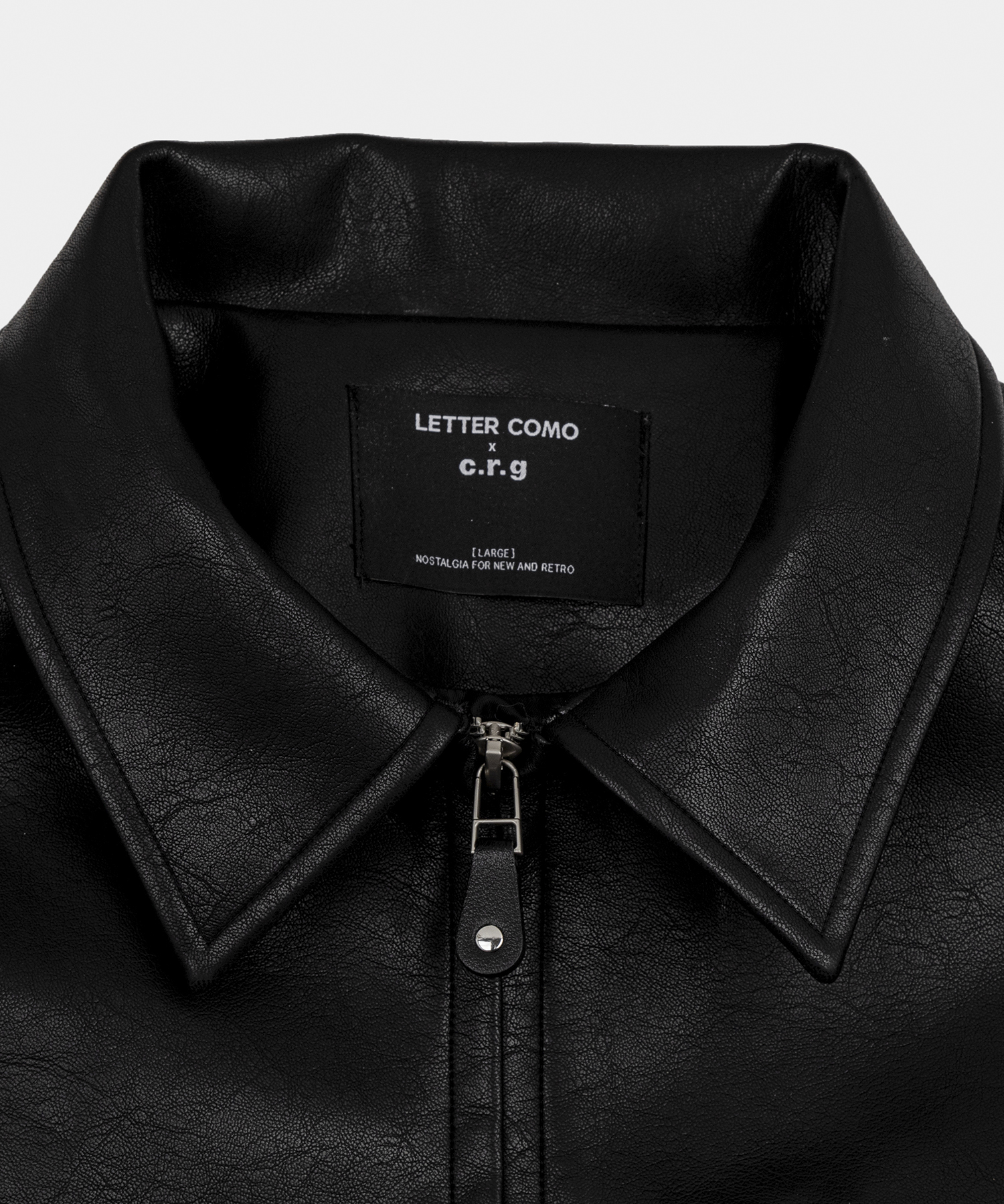 Luca Leather Blouson миниmal куртка черный
