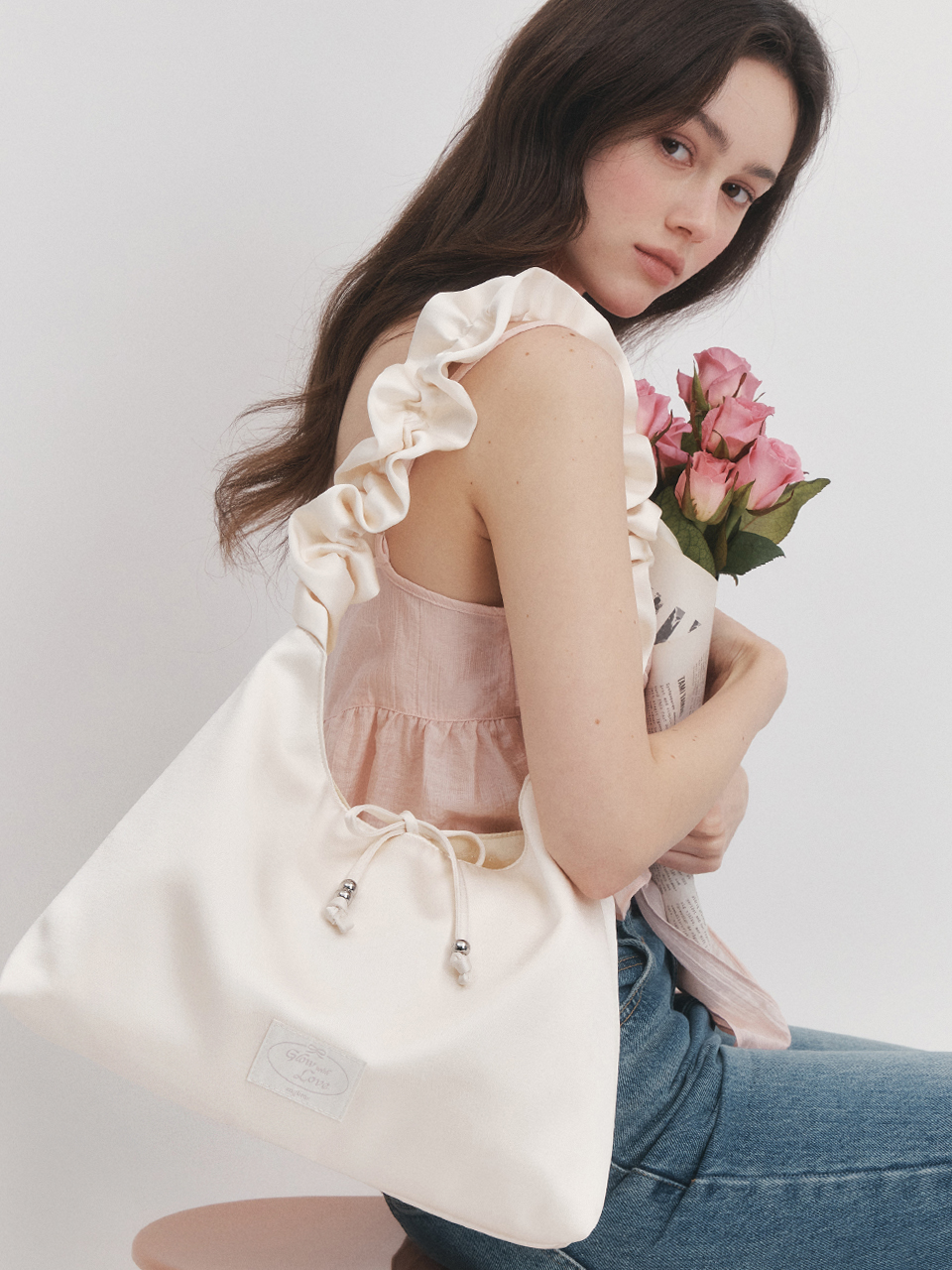 bloom shirring shoulder сумка_2 colors