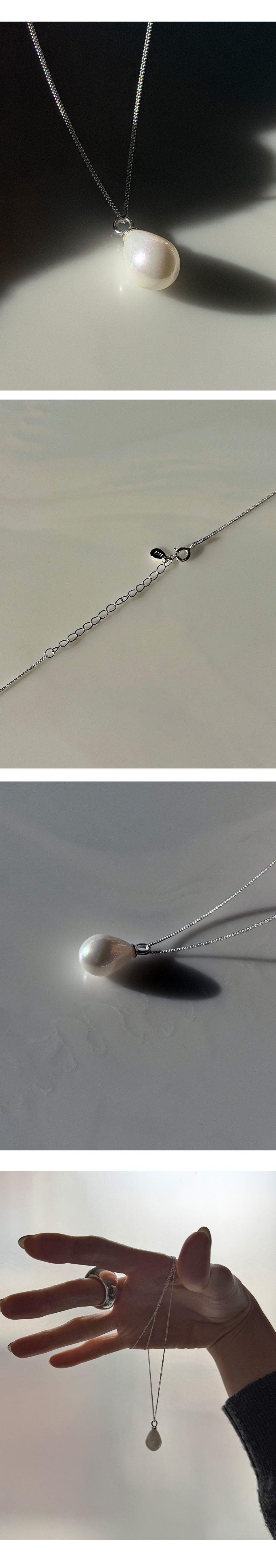 롱한 기장감으로 다른 주얼리들과의 레이어드에 용이합니다.