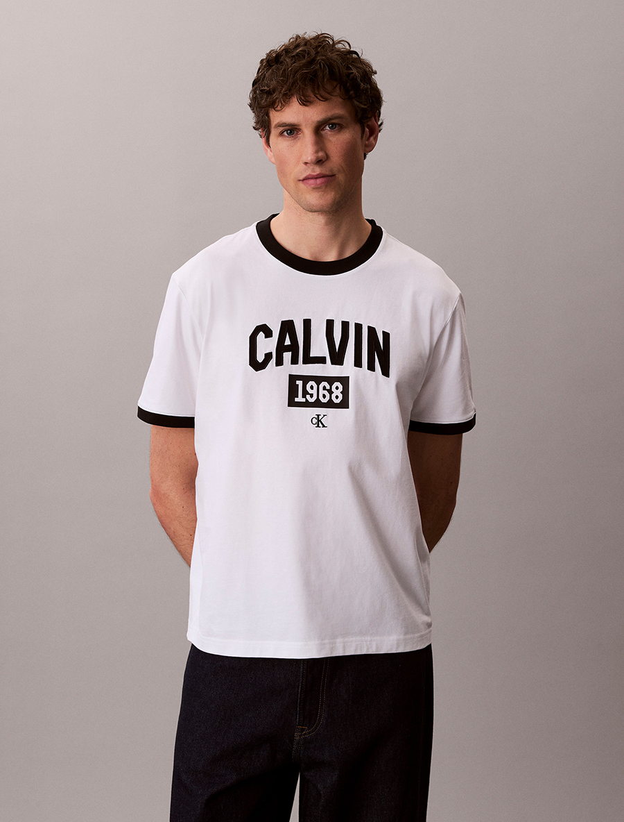 Футболка In the City easy fit ringer White 4RF297G YAF