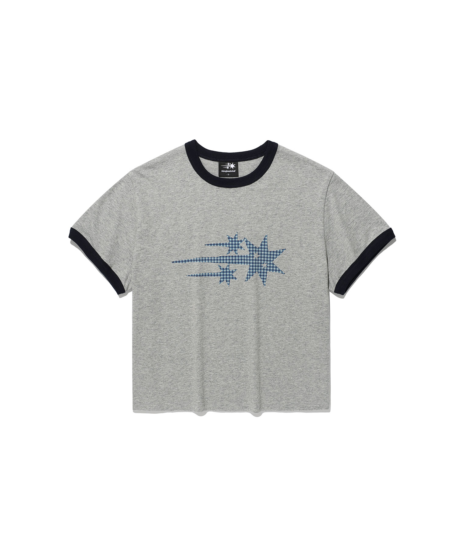 CHECK 3STAR BASIC RINGER TEE_GREY(NG2GMUT537A)