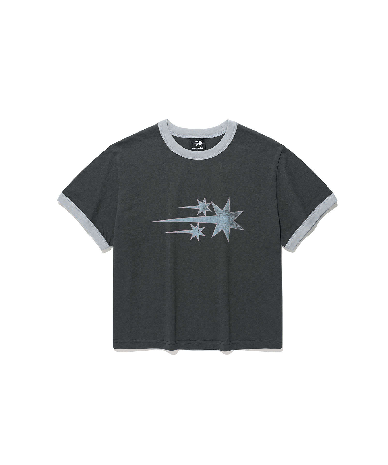 VINTAGE 3STAR BASIC RINGER TEE_CHARCOAL(NG2GMUT538A)